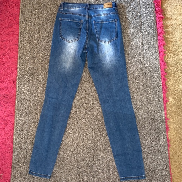 Flying Angel High Waist Distressed Skinny Jeans - Picture 6 of 7